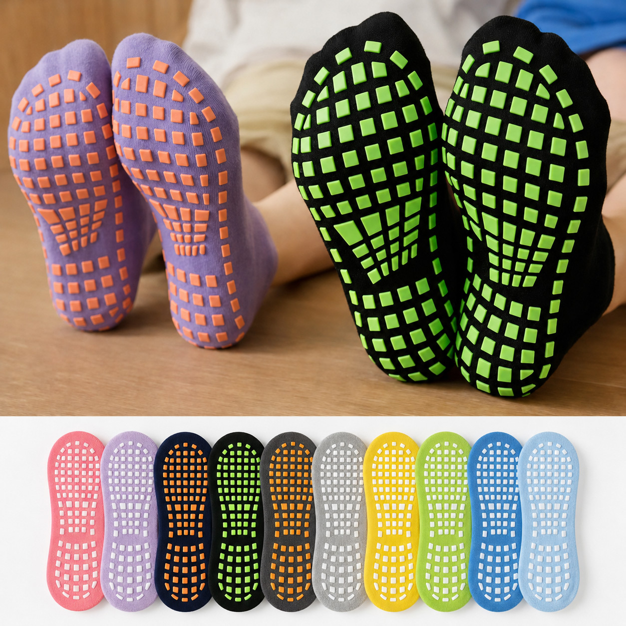Trampoline Park Grip Socks