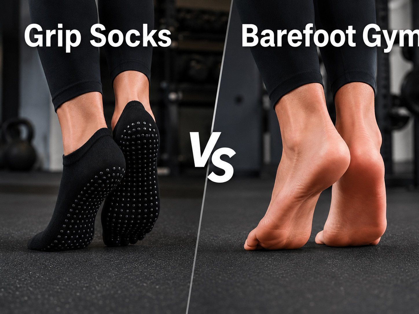 Grip Socks vs Barefoot Gym