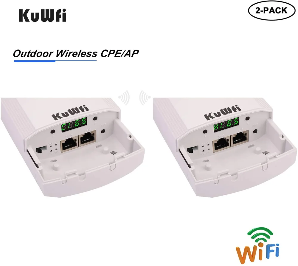 Outdoor Wireless WiFi Bridge KuWFi 900Mbps Point To Gigabit Dualband Access Repeater Radio Relay Cpe Ondersteunt 2km Transmissie Afstand Oplossing Voor Ptp Ptmp 647356754