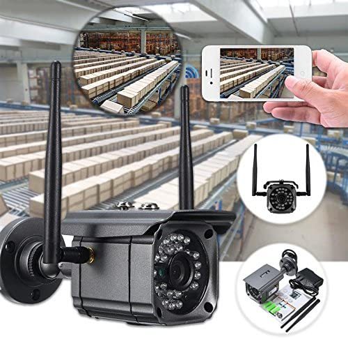 KuWFi Outodor Waterproof Smart Wireless Security Camera 720p Network Onvif Outdoor Surveillance Security IR Night Home Security CCTV Support AP with D