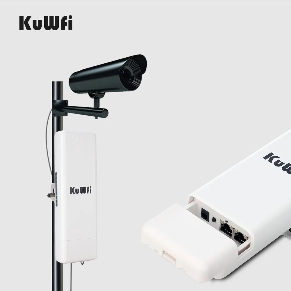 KuWFi 450Mbps Waterproof Wireless Outdoor CPE Outdoor Wireless