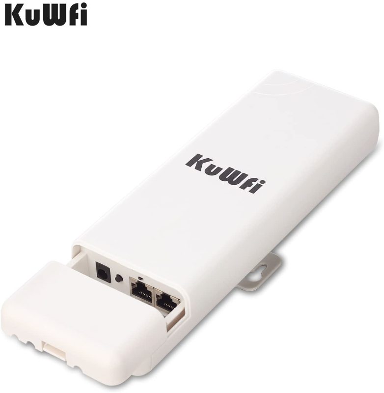 KuWFi WIFI Router 5.8Ghz Wireless Outdoor CPE 2Km Long Range 900Mbps WIFI Repeater Extender Outdoor AP Router AP Bridge Client