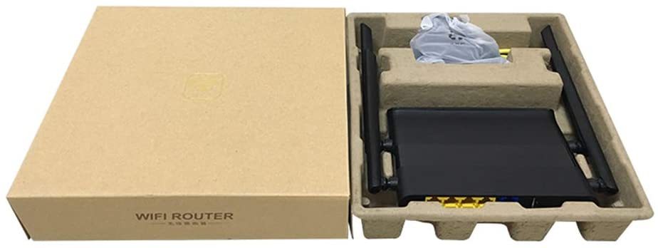 KuWFi Wireless WiFi Router Dual Band 2.4Ghz/5Ghz 11AC Smart WiFi Repeater with External Antennas 1200mbps Enterprise Wireless Network Access Point