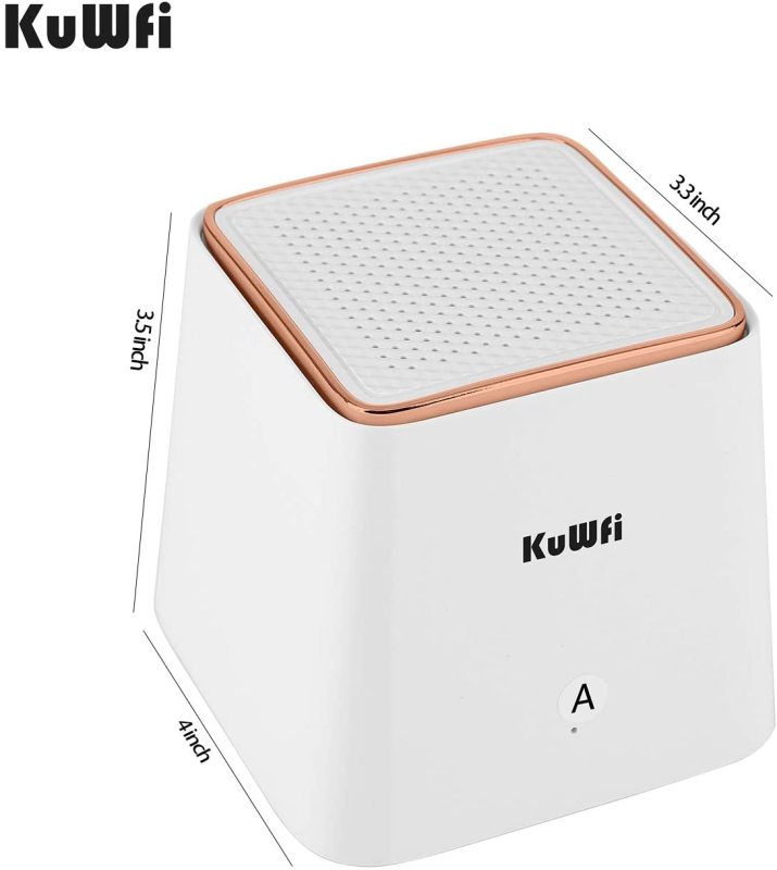 KuWFi Whole Home Mesh WiFi System Dual Band 1.2Gbps High Performance WiFi Extender Replacement Home’s WiFi Coverage to Eliminate No Signal Zone[3 Pack