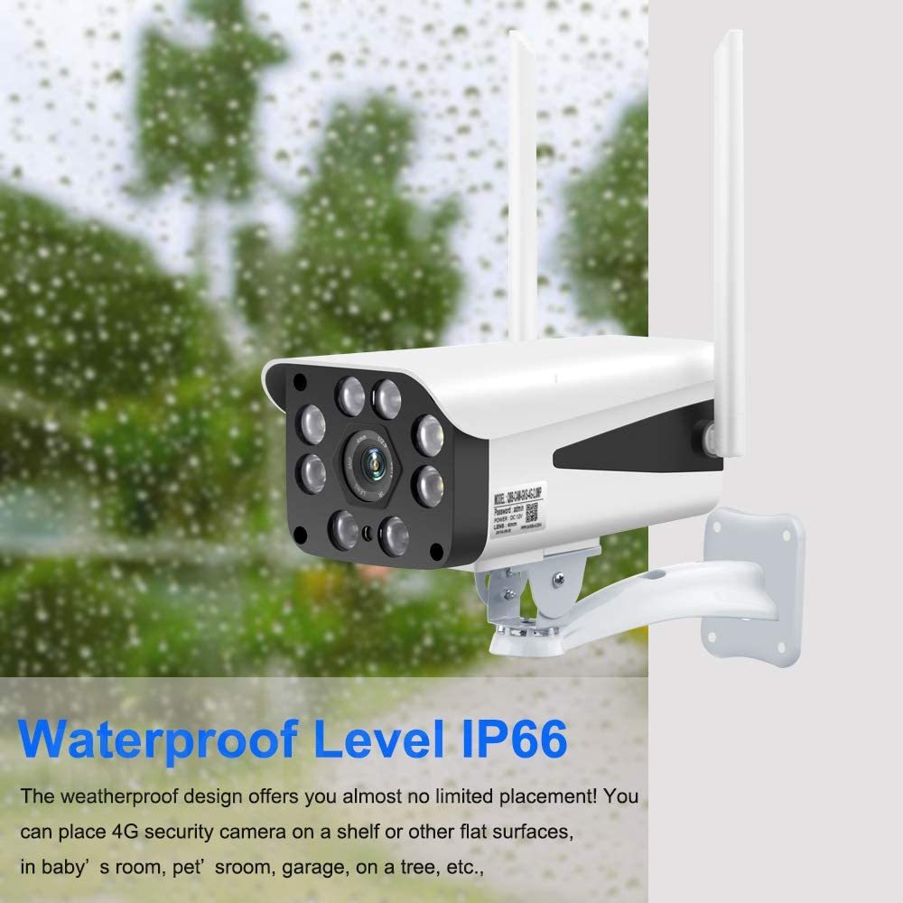 KuWFi Outdoor Security Camera, 1080P Full HD Wireless Smart IP Camera with Night Vision, Two-Way Audio and Accurate Motion Detection