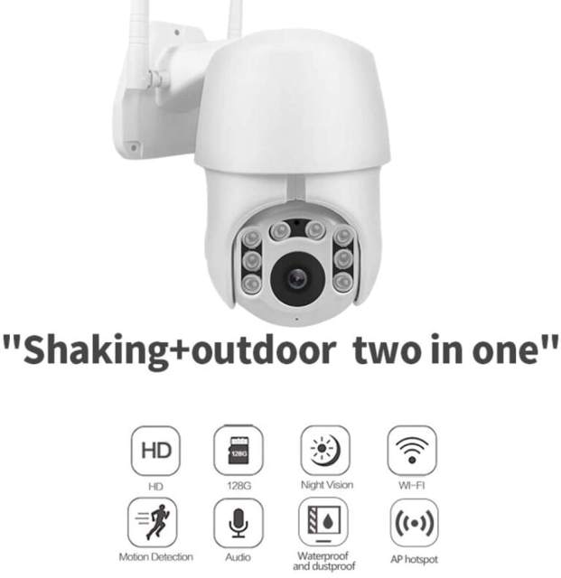 Outdoor Security Camera 1080p waterproof Wireless Wifi IP Camera 1080P PTZ Outdoor Speed Dome Security Camera Pan Tilt 5X Digital Zoom Network CCTV