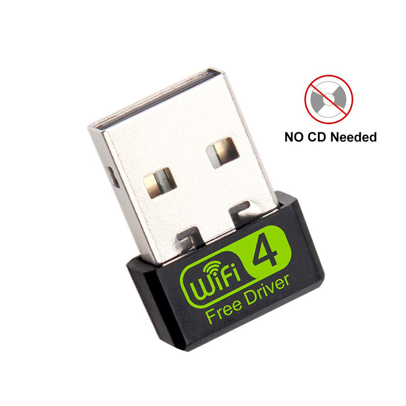 150Mbps Mini WiFi Adapter USB Adapter Free Driver Wi Fi Dongle Network Card Ethernet Wireless Wi-Fi Receiver for PC