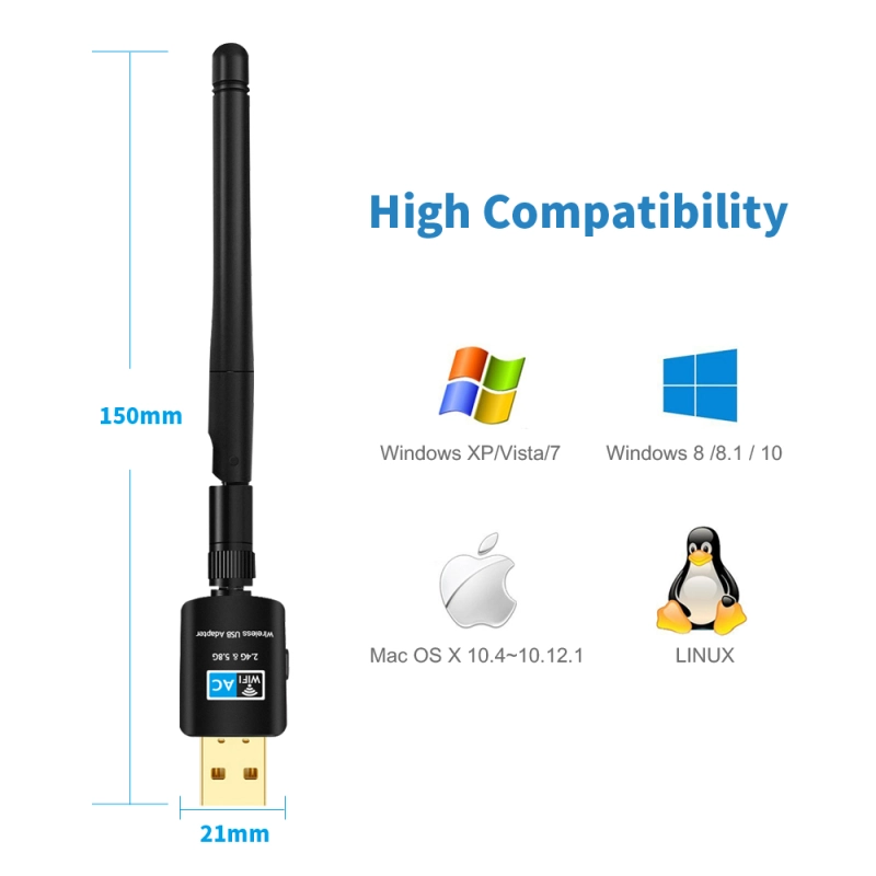 USB Wifi Adapter MT7601 Wi fi Adapter Wi-Fi USB Adapter Free Driver Ethernet Wifi Dongle Lan Network Card Wifi Receiver Antenna