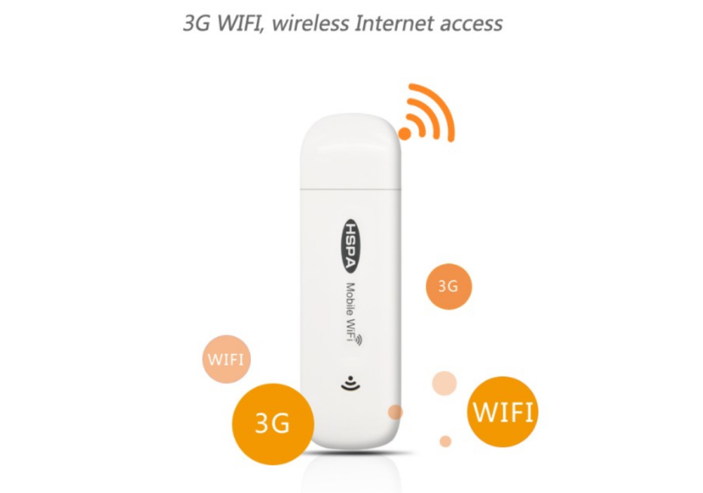 KuWfi 3G Wifi Modem Mini Router Dongle HSPA USB Wireless Router 7.2Mbps Mobile Wifi Hotspot up to 5 Wifi Users