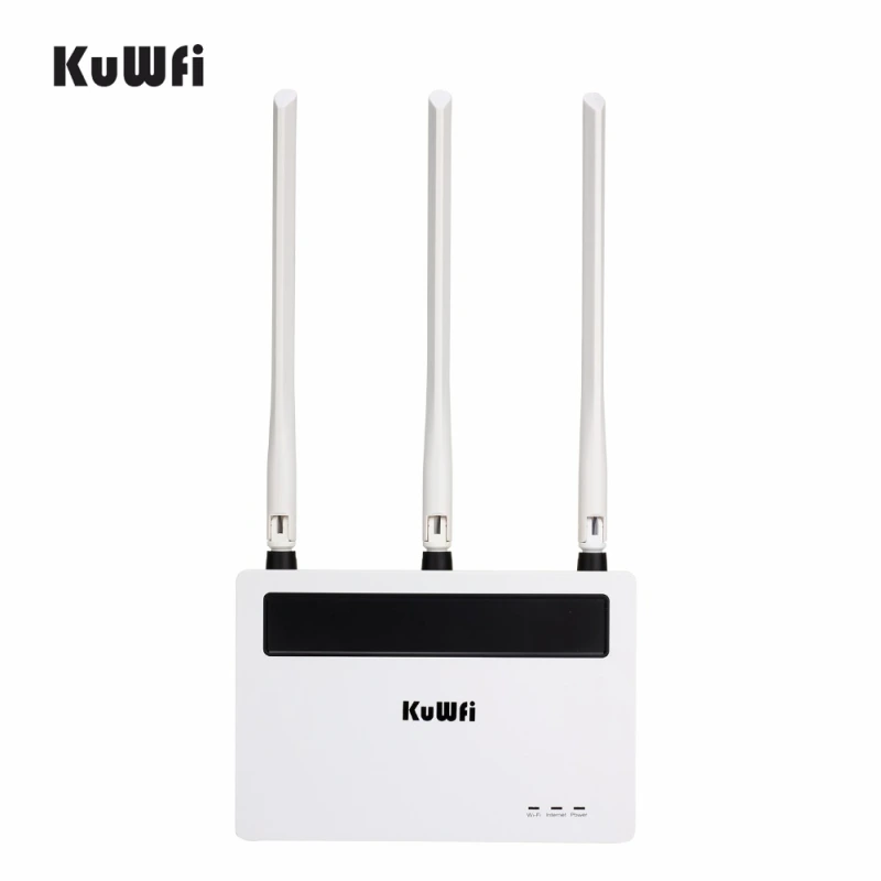 KuWFi 300Mbps Wireless Router 2.4Ghz Wifi Repeater Wifi Extender Client AP Bridge With 3Pcs Antennas Strong Wifi Signal