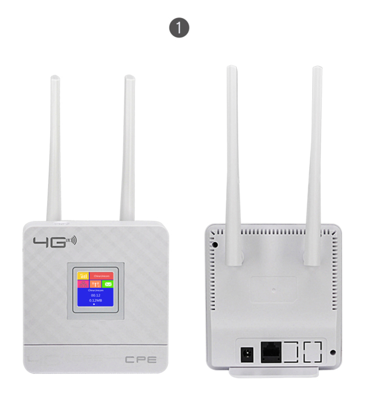 KuWfi 4G Sim Card Wifi Router CAT4 150Mbps Wireless CPE Router 4G LTE FDD/TDD Unlock Router With External Antennas WAN/LAN RJ45