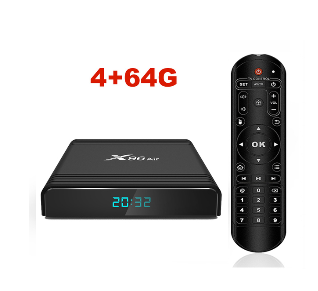 X96AIR Android 9.0 Mini TV BOX Amlogic S905X3 Quad Core 2.4G/5G Wifi Voice Control 8K HDR Media Player Smart Set Top Box X96air