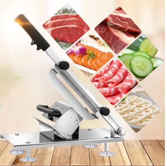 Kitchen Tools Meat Slicing Machine Alloy+Stainless Steel Household Manual Thickness Adjustable Meat and Vegetables Slicer Gadget