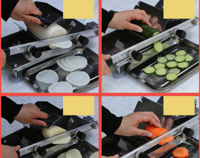 Kitchen Tools Meat Slicing Machine Alloy+Stainless Steel Household Manual Thickness Adjustable Meat and Vegetables Slicer Gadget