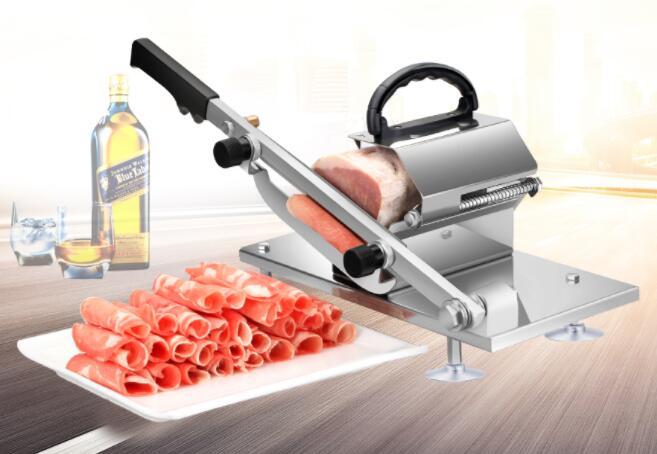 Kitchen Tools Meat Slicing Machine Alloy+Stainless Steel Household Manual Thickness Adjustable Meat and Vegetables Slicer Gadget