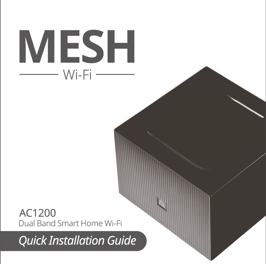 KuWFi AC1200 2.4Ghz&5Ghz Mesh WiFi Router Whole Home Mesh Gigabit Wireless Wifi System Easy Set Up APP Remote Manage PK MW6