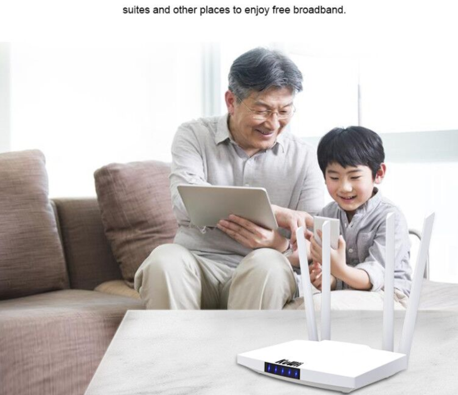 KuWFi 4G LTE ROUTER 300Mbps Wireless WIFI Router With Sim Card Unlocked 4Pcs Antenna With LAN Port Support 32 Wifi Users