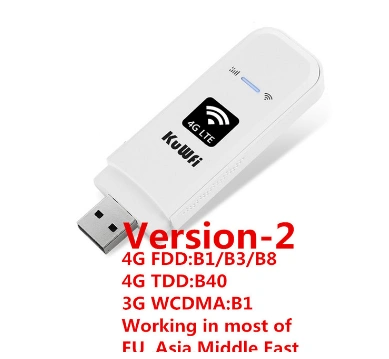 KuWFi 4G Wifi Router Dongle Unlocked 3G/4G USB Modem External