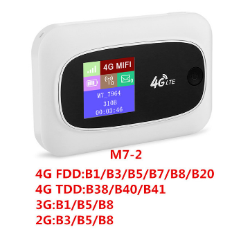 Kuwfi móvel 4g wifi roteador móvel wifi hotspot viagem roteador partn4g roteadores sim sem fio com sd e cartão sim solt