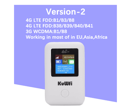 KUWFI smart mini  4G Wifi Router Portable 3G/4G SIM Card Router Unlocked Portable Pocket Wi-fi Hotspot Card Wi-fi Router With Sim Card Slot  Mini Port