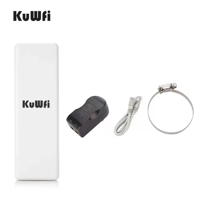 KuWFi Punto de Acceso Repetidor WiFi Exterior, Puente inalámbrico