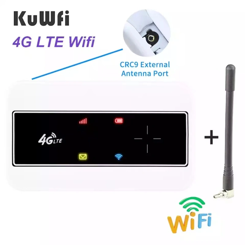 KuWFI Mini 4G Router 3G/4G LTE Wireless Wifi Modem Portable Pocket Wi-fi Mobile Hotspot Car Wi-fi Router With Sim Card Slot