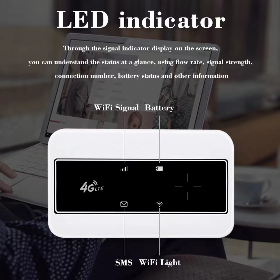 KuWFI Mini 4G Router 3G/4G LTE Wireless Wifi Modem Portable Pocket Wi-fi Mobile Hotspot Car Wi-fi Router With Sim Card Slot