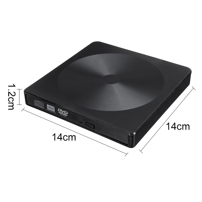 Usb 3.0 & type c external cd/dvd drive burner driver drive-free read-write external DVD-RW player burner for laptop computer