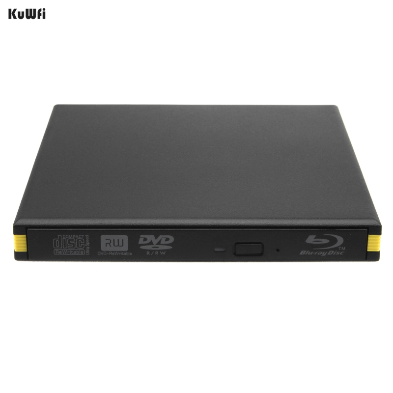 Kuwfi externo blu-ray drive usb 3.0 bluray burner BD-RE cd/dvd rw writer play 3d blu-ray disco para computador portátil