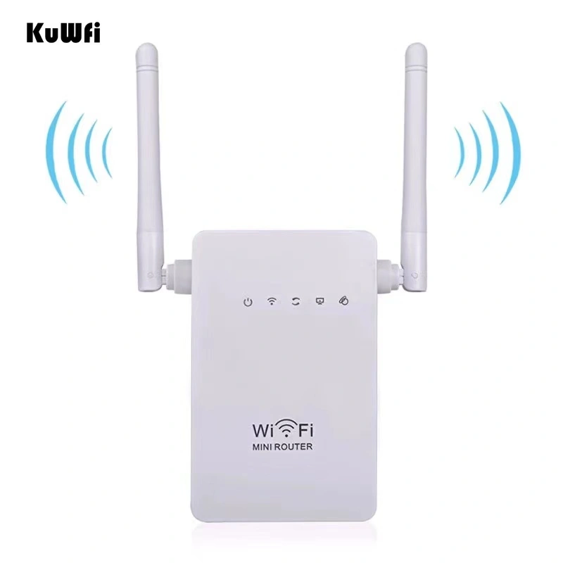 EEE802.11 b/g/n Standard 2.4Ghz 300Mbps Wireless Mini Router AP Repeater for wifi Signal Booster Support WPS 2*3dBi Antenna