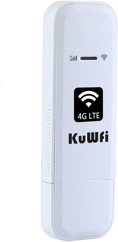 KuWFi 4G Wifi Router Dongle Unlocked 3G/4G USB Modem External Antenna Mobile Wireless Wifi Hotspot With SIM Card Slot