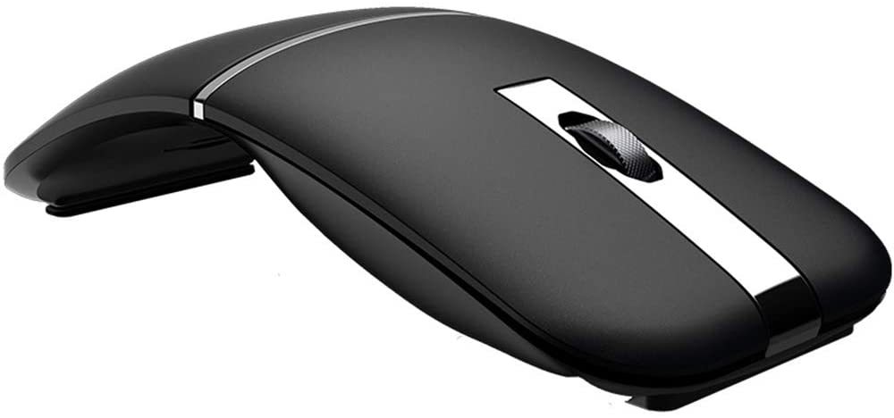Kuwfi wireless chargable mouse 2 in 1 portable mouse silent rotatable mini 1600 dpi optical mouse for laptop/pc/desktop