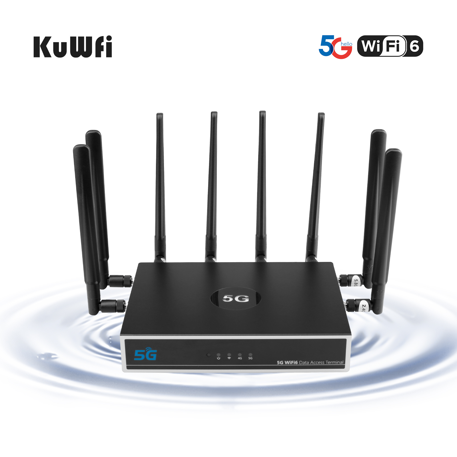 5G WiFi6 Router portatile Dual Band 2.4G/5.8G 5G Router Wireless 4000mAh  Hotspot Mobile ampia copertura SIM Card Pocket Modem MiFi