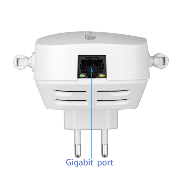 KuWFi WiFi6 Repeater 1800Mbps Dual Band 2.4G&5G Gigabit Wireless Extender Wifi6 Signal Booster Long Range Ethernet Amplifier