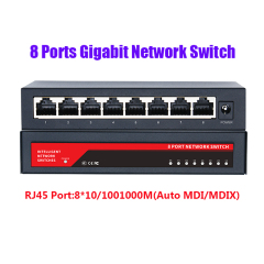 8 Ports Gigabit