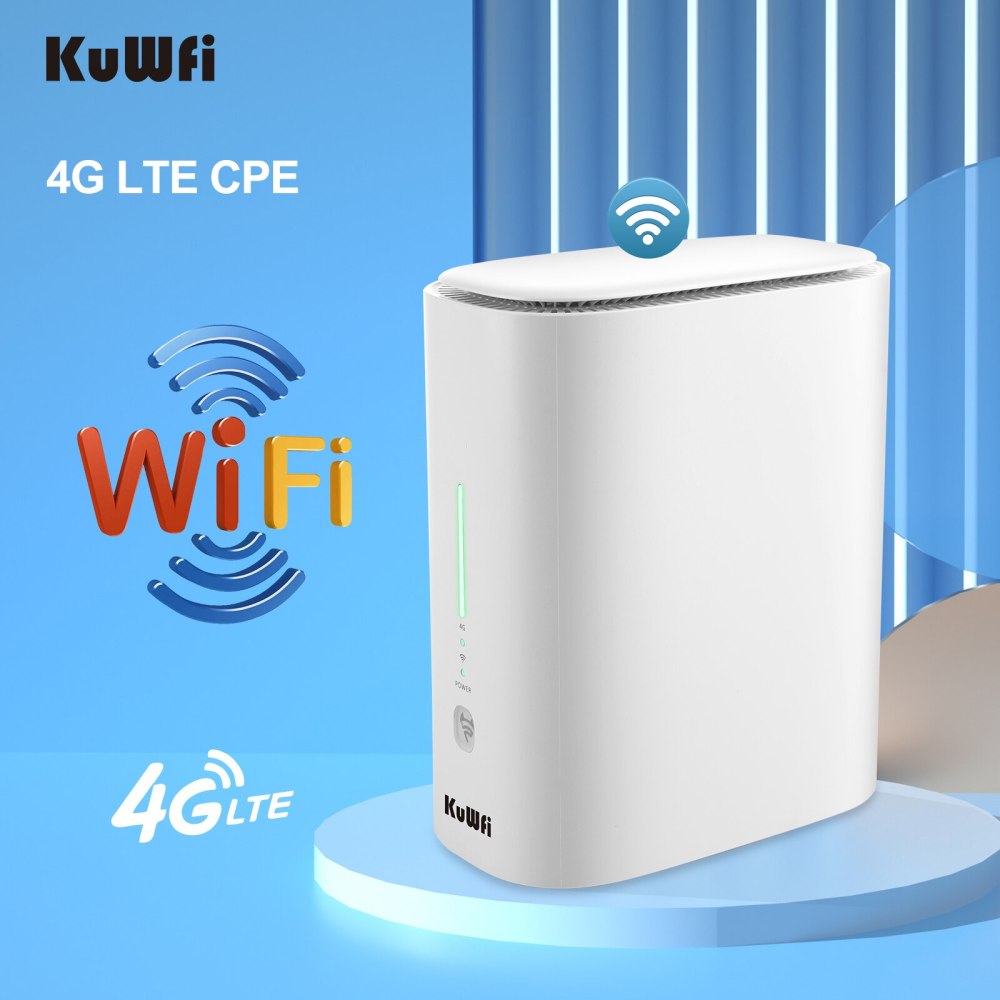 4G Router CAT4 150Mbps Mobile WiFi Hotspot Router 4G CPE Sim Card Wireless Router 32 Users RJ45 WAN LAN LTE Indoor Wifi Router