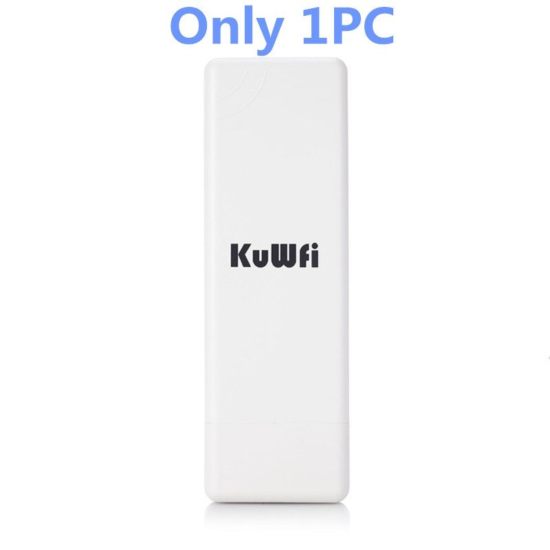 KuWFi Outdoor Wifi Bridge 5.8G 900Mbps Wireless CPE Router  Point to Point 1-2KM WIFI Repeater WIFI Extender With POE Adapter