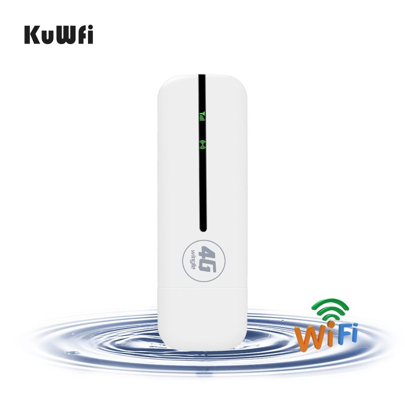 KuWFi 4G USB WIFI Modem Unlocked Wireless Router 4G Sim Card Wi-fi Dongle Mobile Mini Hotspot/Dongle Pоутер Wi Fi FDD