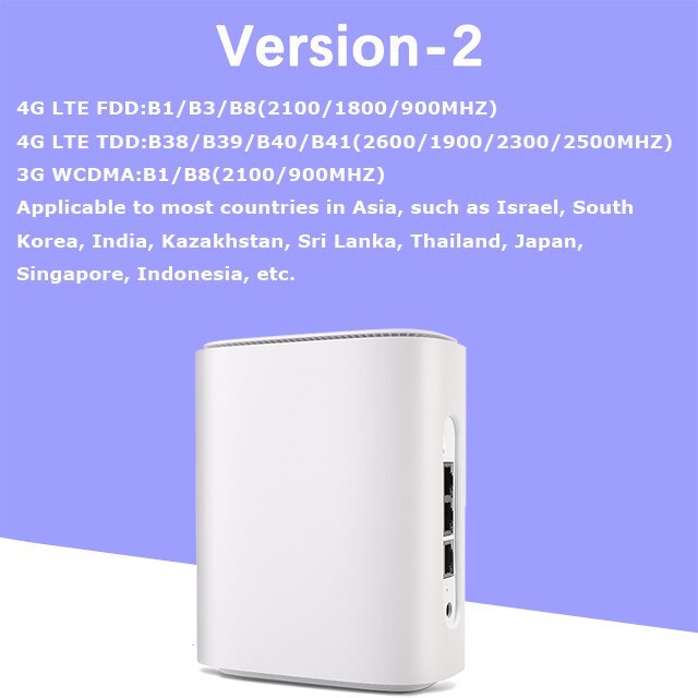 4G Router CAT4 150Mbps Mobile WiFi Hotspot Router 4G CPE Sim Card Wireless Router 32 Users RJ45 WAN LAN LTE Indoor Wifi Router