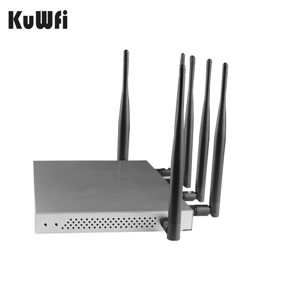 KuWFi 1200Mbps Wireless Router Openwrt 3G/4G LTE Wifi Router Dual-band  Router Wifi Repeater With SIM Card Slot&RJ45Ports