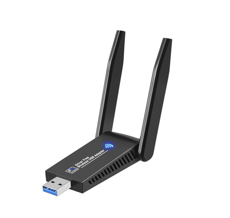 KuWFi 1300Mbps USB WiFi Adapter USB3.0 Network Card Dual Band 2.4G&5G Free Driver 802.11AC Wireless Wifi Receiver for Laptop PC
