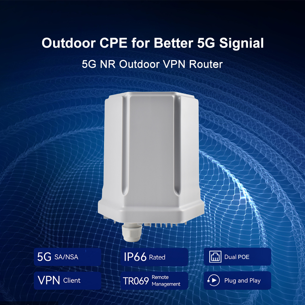 KuWFi X62 Dual Band 5G Outdoor Router Antenna 5G Dual Band Router With Sim Card Slot 3000 Mbps Gigabit industrial outdoor sim router