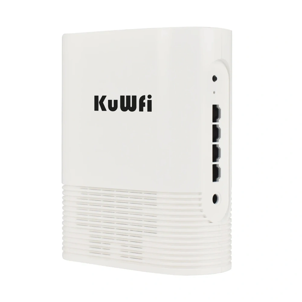 KuWFi 3000Mbps 2.4G 5.8G Dual Band Wireless Wi-Fi6 Router Gigabit WAN LAN Port Built-in WiFi Antenna Support VPN MESH 128 Users