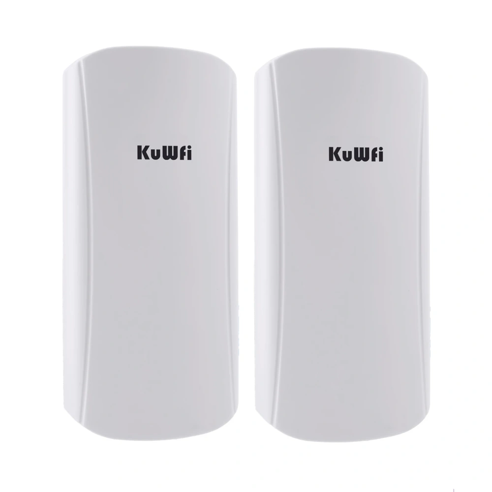KuWfi 5.8G 450Mbps Outdoor CPE Bridge 1-2KM Long Range Access Point Wifi Repeater 12dbi Antenna Wifi Signal Amplifier 24V POE