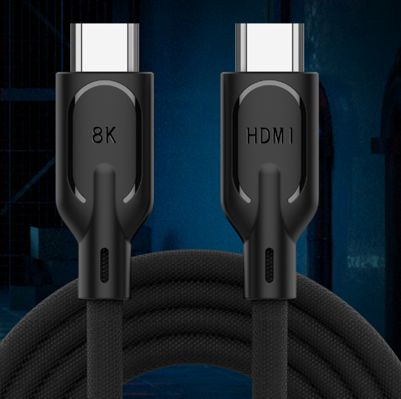 Awesome 10K 8K HDMI Cable 2.1 10FT/3M 48Gbps, Certified 48Gbps High Speed 3D 8K60 4K120 144Hz Braided HDMI Cord eARC HDR10 HDCP 2.2&2.3 Compatible with Roku TV/PS5/HDTV/Blu-ray Black