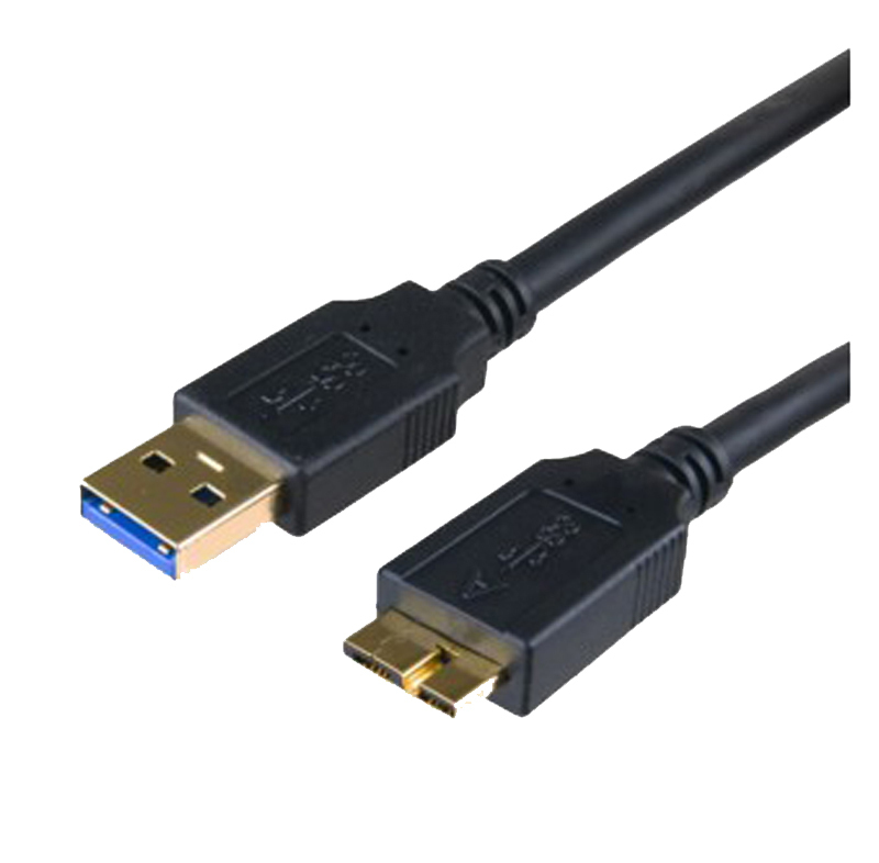 Awesome SuperSpeed USB 3.0 Type A to B Cable in Black 5-10 Feet