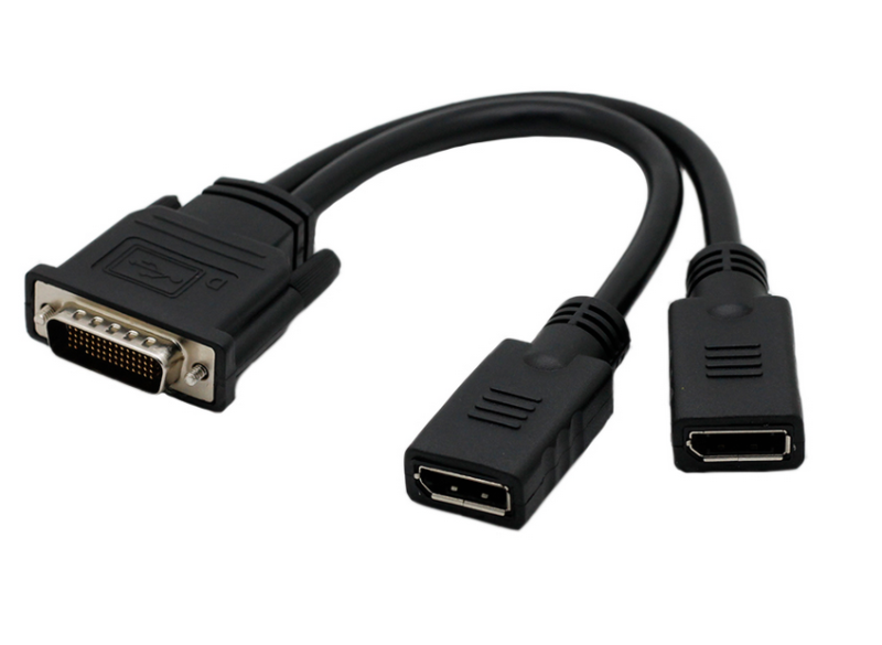 Awesome DMS-59Pin Male to Dual HDMI 1.4 HDTV Female Splitter Extension Cable for PC Graphics Card