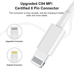 Awsome iPhone Charger,Fast Charging Lightning Cable iPhone Charger Cord Compatible iPhone 14/13/12/11 Pro Max/XS MAX/XR/XS/X/8/7 Plus iPad AirPods