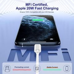 Awesome USB C to Lightning Cable Apple MFi Certified