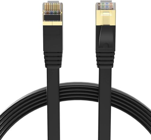 Awesome Cat7 Ethernet Cable, Outdoor&amp;Indoor, Support 10Gbps high speed data transmission Gold Plated RJ45 Connector, Weatherproof S/FTP UV Resistant for Router, Modem, PC, Gaming, PS5, Xbox